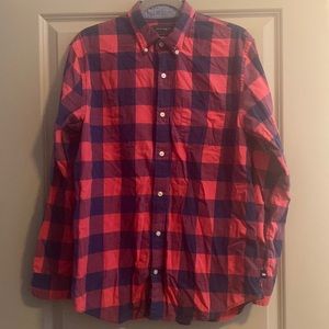 Crown & Ivy Men’s Button-Down Plaid Size M